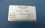 JRCS HMS-U70C-L Local Unit (1)