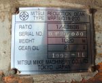 MITSUI REDUCTION GEAR TYPE MRP1801N (1)