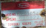 TOYOOKI KOGYO VALVE