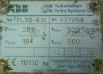 ABB TPL85 Turbocharger